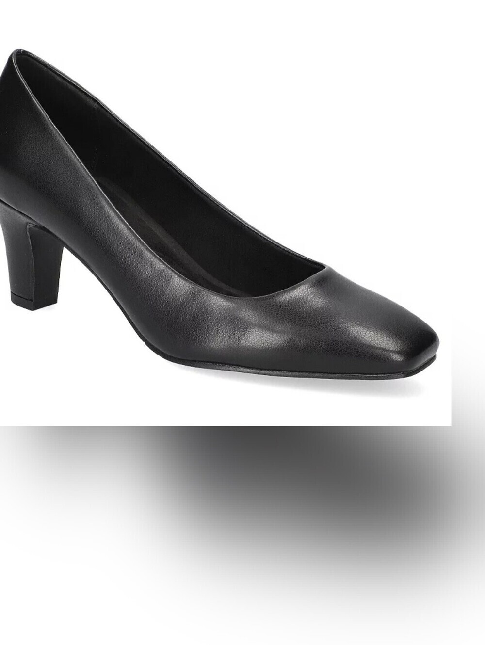 Easy Street Poet Black Square Toe Pumps Women’s 8